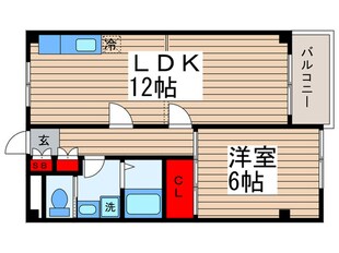 フォンティ－ヌ壱番館の物件間取画像